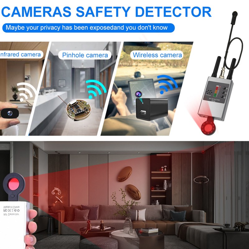 Concealed Camera Detector Anti Interference Accurate Positioning Infrared GPS Signal