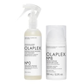 Kit Tratamiento Cabello Olaplex Mascarilla No.8 Y No.0                                                                                                