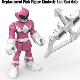 Imaginext Replacement Figure for Imaginext Power Rangers Playset DFX60 - Pink Ranger an...