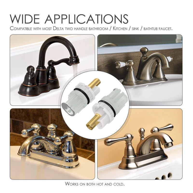 RP25513 Faucet Stem Replacement for Delta two handle Faucet Repair
