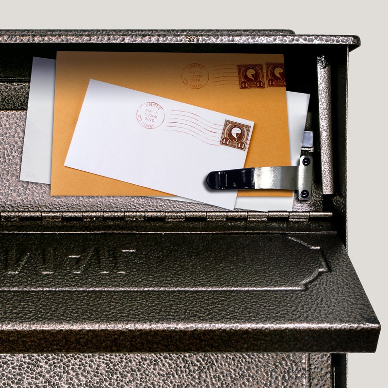 Mail Boss 7174 Townhouse, Bronze Wall Mount Decorative Locking Security