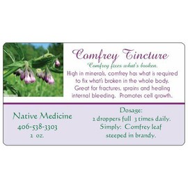 Unbranded Comfrey Tincture- Repairs Bones, Cartilage & Tissue,  Stops internal bleeding