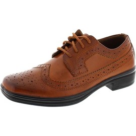 Deer Stags Boys' Ace Dress Comfort Wingtip Oxford/Luggage / 2 Little Kid/Medium