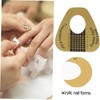Healvian 300pcs Double Thick Nail Forms for Acrylic Uv Gel