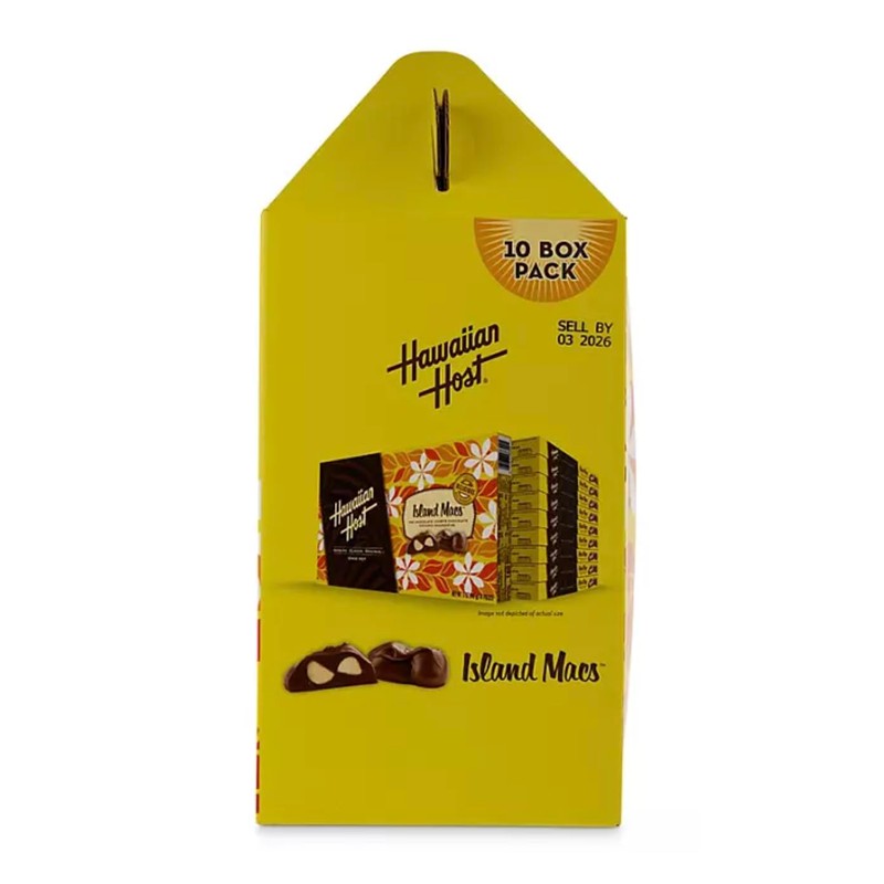 Hawaiian Host Island Macs Tiare Milk Chocolate Covered Macadamia Nuts