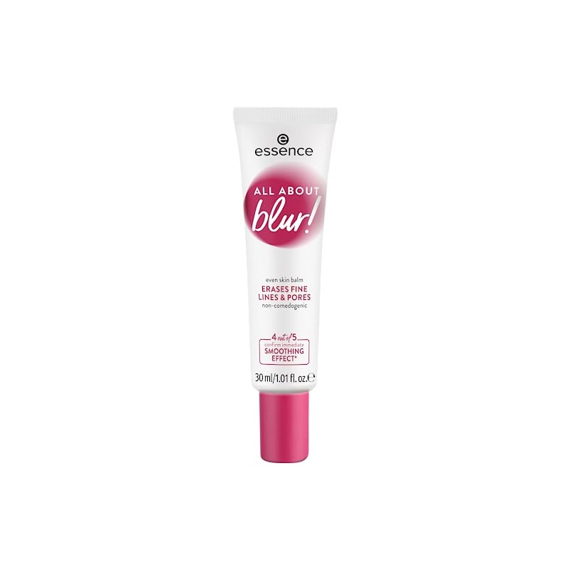 essence ALL ABOUT blur! even skin balm, base, white, matting,