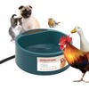 Billionchains Dog Heated Water Bowl for Outdoor No Freeze Water