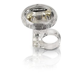 XLC Unisex – Erwachsene Fahrradglocke DD-M12 Durchmesser 36 mm, Silber, 1size
