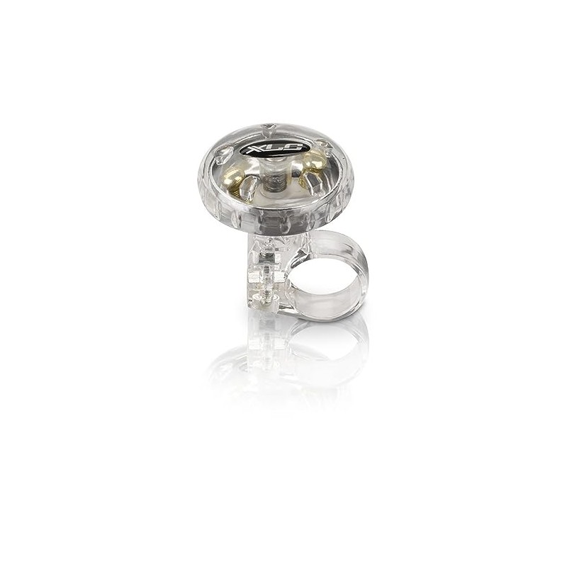XLC Unisex – Erwachsene Fahrradglocke DD-M12 Durchmesser 36 mm, Silber,
