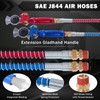 CheeMuii 15 Ft Coiled Air Brake Hoses & ABS Electrical