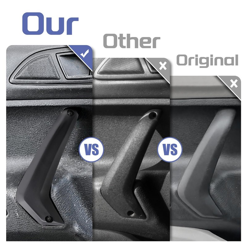 Jerbor ABS Interior Door Pull Handle Replacement for Ford Fiesta