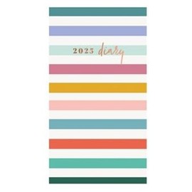2025 Diary Slim Week to View Fashion Copper Foil Glossy Design (Do Your Thing)