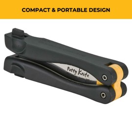 FastCap Pocket Putty Knife with Foldable Nylon Handle for Carpentry and Woodworking - 80555