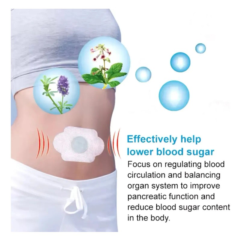 Parches 100% Naturales Apoyo Control Glucosa En La Sangre