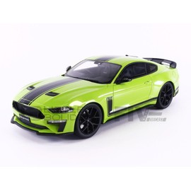 2020 Mustang R-Spec RHD Grabber Lime in 1:18 Scale by GT Spirit