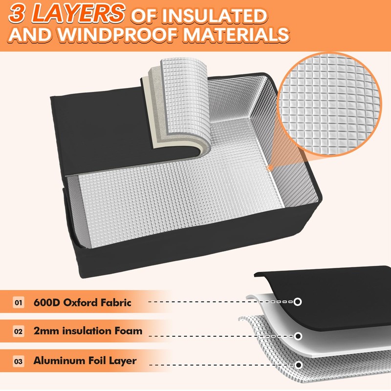 Air Conditioner covers for inside 20"W x 14"H x 6"D