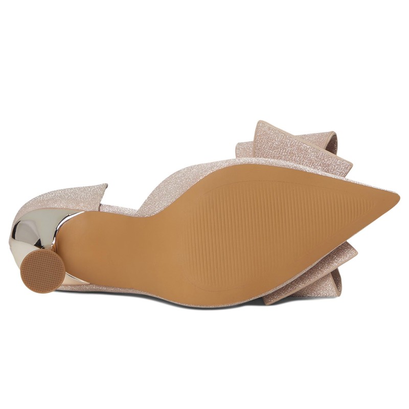 Betsey Women's Kyliee Pump, Champagne, 8.5