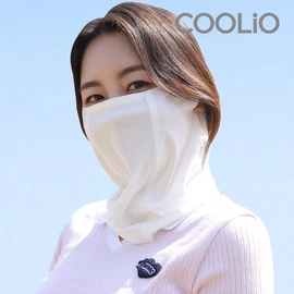 Coolio UV protection mask (1 type), white (large) / 쿨리오 자외선차단 마스크1종, 화이트(라지)