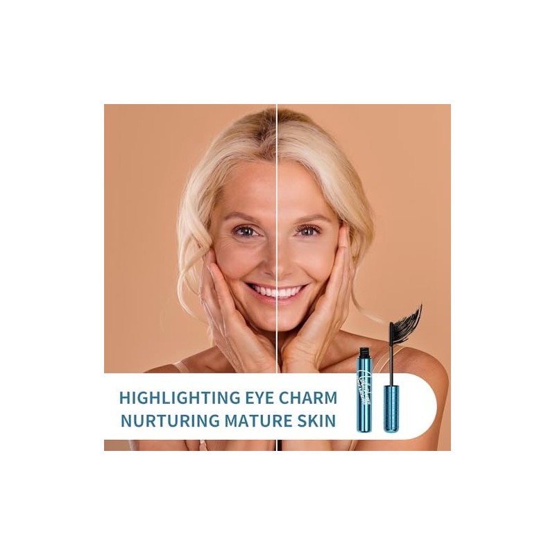 BANGFENG Pack De 2 Máscaras De Pestañas Para Mujeres Mayores,