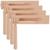 ibasenice Traditional Sporting Celebrations Instrument - 4pc Wooden Ratchet Noise