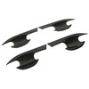 4PCs Car Exterior Door Handle Bowl Protector Glossy Black Cup