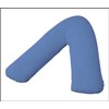 COTTON CONNECTION V SHAPED PILLOW CASE COVER PREGNANCY MATERNITY ORTHOPAEDIC