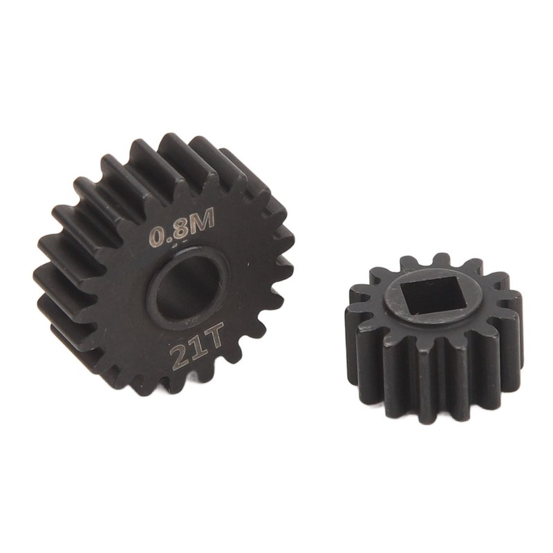 RC Car Reduction Gear Black Steel Smooth Running 0.8M 14T
