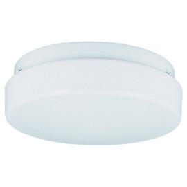 Generation Lighting 7926BLE-15 2-Light Fluorescent Ceiling Fixture, Acrylic White Diffuser and White