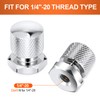 AEEAST Chrome Solo Seat Nuts, Seat Screws 1/4“ 20 Mounting