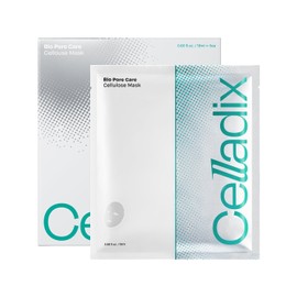 Celladix Mascarilla De Celulosa Bio Pore Care  Mascarilla Facial Minimizadora De Poros Y Controladora De Sebo  Elimina Puntos Negros, Células Muertas 