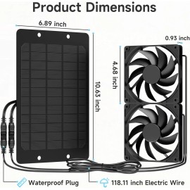 Solar Powered Fan/Solar Exhaust Fans for Outside/Solar Greenhouse Fan/Solar