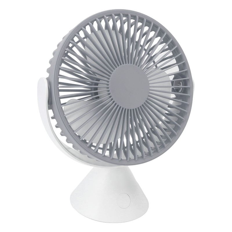 Mini Desk Fan with Hook USB Rechargeable 3 Speeds Wind