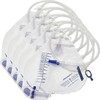 GlobalRoll Urinary Drainage Bag with Anti-Reflux Chamber, Urine Bag with