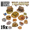 Greenstaff World Gold and Silver Treasure Chest Set Miniature Accessory