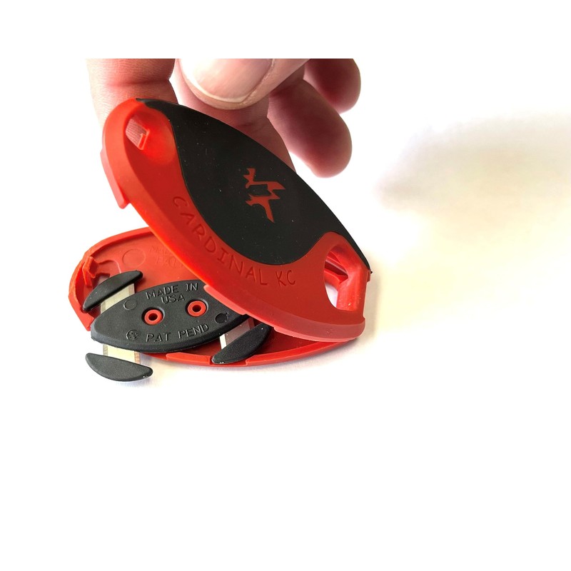 Cardinal Switch Mini (3, Red) safety cutter, box cutter, package