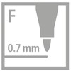 Fibre-Tip Pen with Triangular Grip Zone - STABILO Trio A-Z