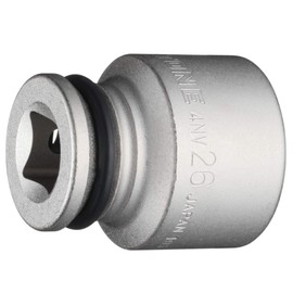 TONE Impact Socket 4NV-26 Insertion Angle 1/2 inch (12.7 mm) Double Side Width 1.0 inches (26 mm)