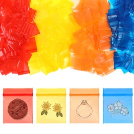 TIESOME Pack of 200 Mini Ziplock Bags, 25 x 30 mm, Small Bags with Closure, Ziplock Bags, Small, Resealable