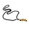 COLORFUL BLING Black Beads Obisidian Pi Xiu Pi Yao Pendant