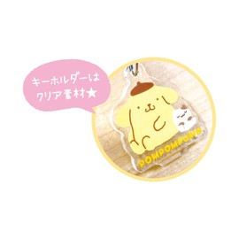Tees Factory Sanrio SR-5541437PU Name Tag Keychain, Pompompurin, H 3.9 x W 1.4 x D 0.1 inches (10.1 x 3.6 x 0.3 cm)