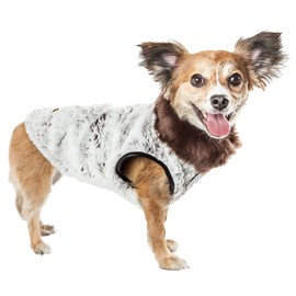 Pet Life Luxe 'Purrlage' Pelage Designer Fur Dog Coat Jacket