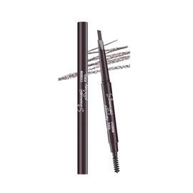Eyebrow Pencil Dual-Ended Waterproof Retractable Slant Eye Makeup Cosmetic Tool