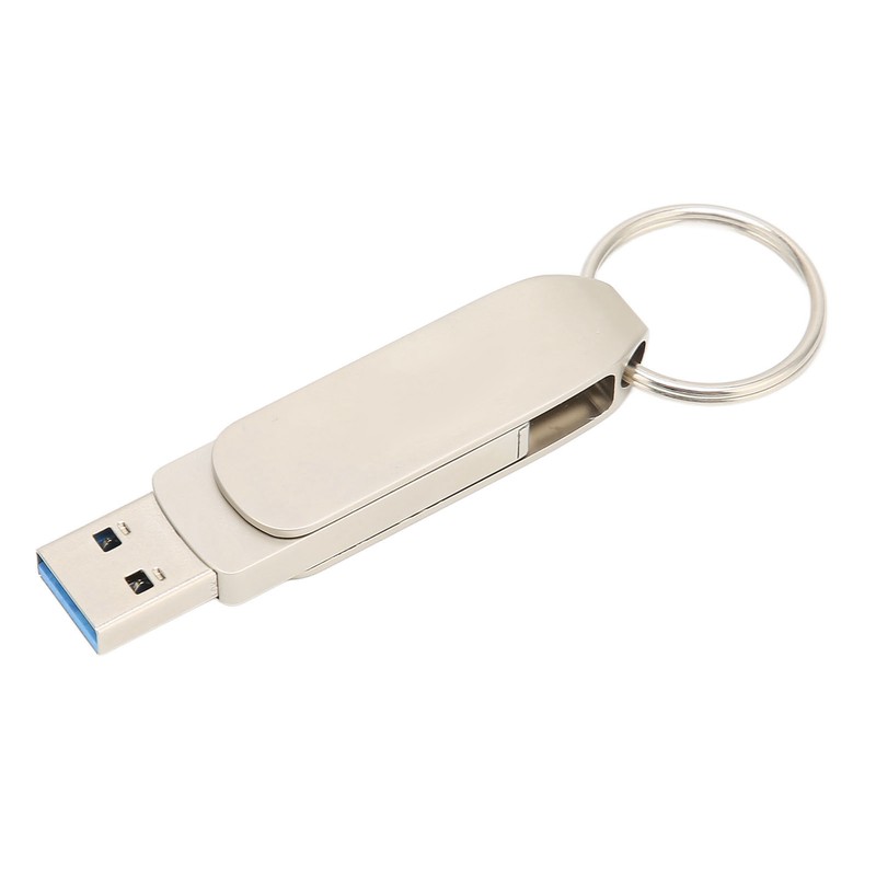 Key Chain Flash Drive 2 in 1 OTG USB3.0 TO