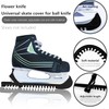 Newsmy 4 Pack Ice Skate Blade Covers, Adjustable Quick Ice