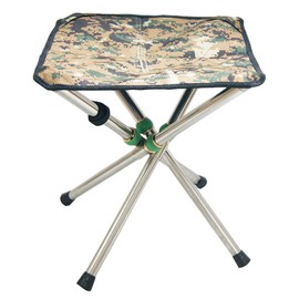 Portable Lightweight Four Leg Folding Stool for Outdoor, Camping, Hiking, Gardening, Fishing, Travel
