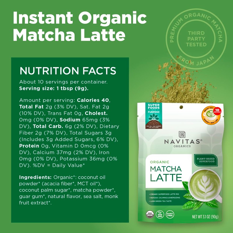 LATTE MATCHA GREEN ORG