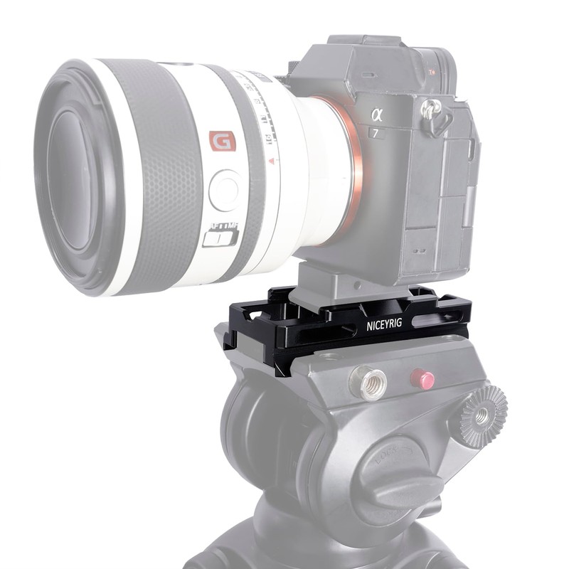 NICEYRIG Quick Release Plate Conversion Arca to Manfrotto Standard 2
