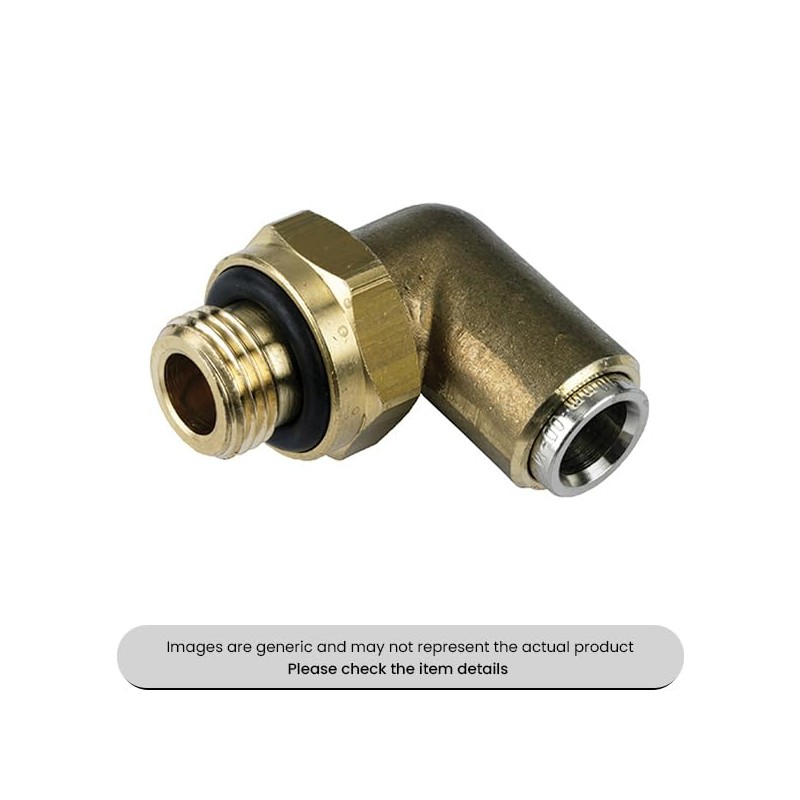 Brass Elbow Studs Metric Push-in Air Brake M22X1.5, 12MM Pack