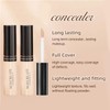SHEBEEDO Concealer Full Coverage,2Pcs Concealer Stick Long-lasting,Eye Con-cealer Easy Blend,Brighten&Moisturizer