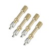A ABSOPRO 4pcs 50mm/1.97" Auto Tire Valve Stem Air Inflation
